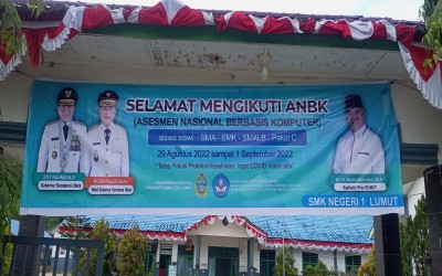 Pelaksanaan Asesmen Nasional Berbasis Komputer di SMK Negeri 1 Lumut Tahun 2022